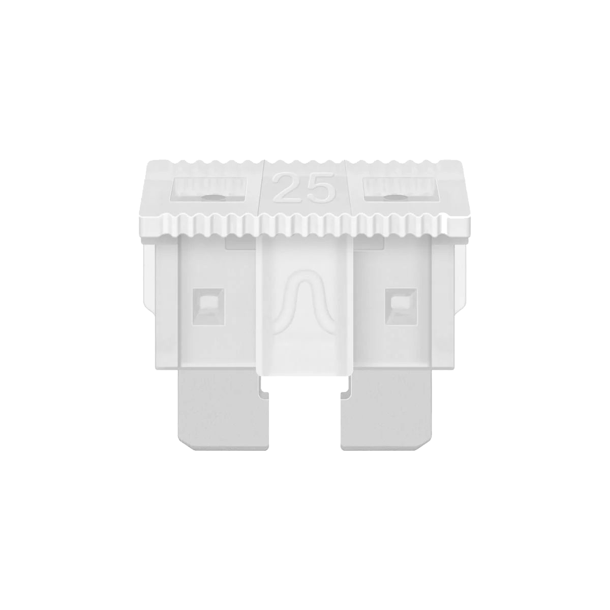 Fusible automotriz de 32 Vcc 25 A, transparente FA 25 Steren